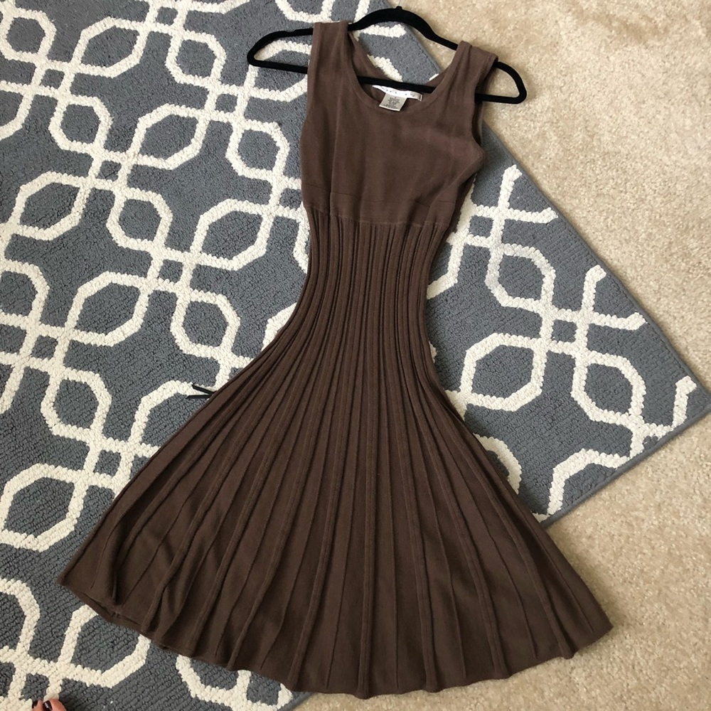 Asymmetrical sweater dress
